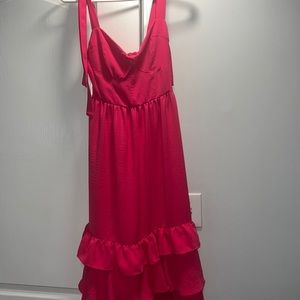 Pink corset dress